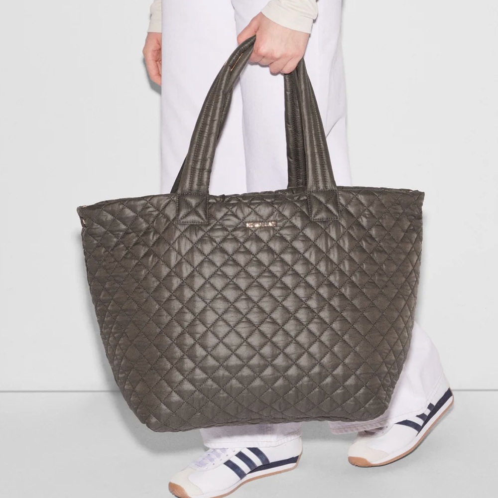 MZ Wallace Metro Tote Large in Magnet Gray